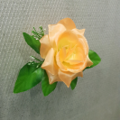  Ruža rozvinutá s listom a gypsomilou / 1041