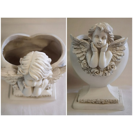 Srdce s anjelom podstavec / 716108