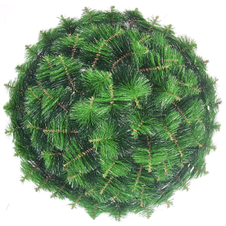 013. Veniec Borovica Plná 60, slamenný základ D-94cm