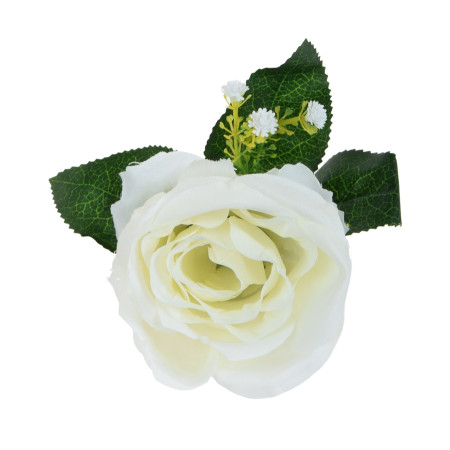 Ruža hl. s listom a gypsomilou / 1112