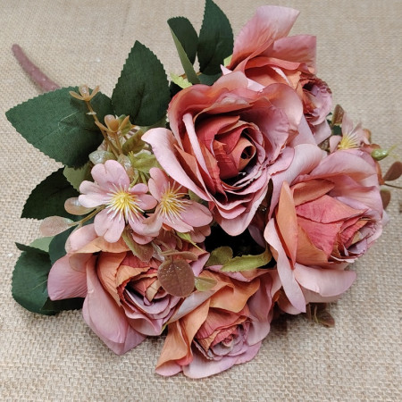 Kytica Ruža Pink-Orange / 101406