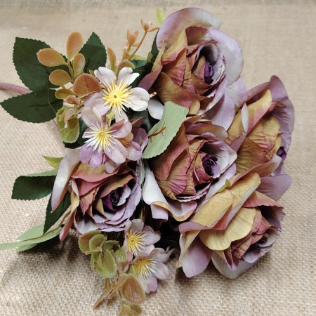 Kytica Ruža Purple-Green / 101407