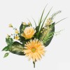Kytica dekor Ruža, Gerbera / 1217