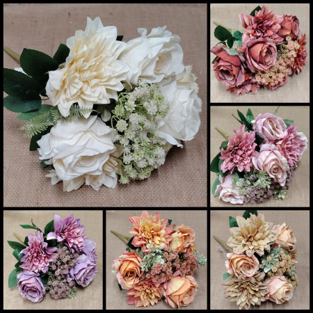 Kytica Ruža Puk, Dália Mix 6 / 480202