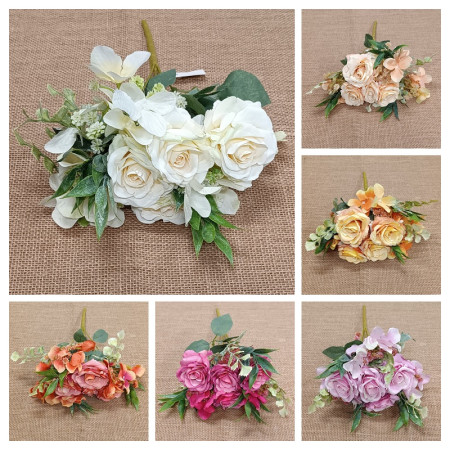 Kytica Ruža, Hortenzia Mix 6 / 4803