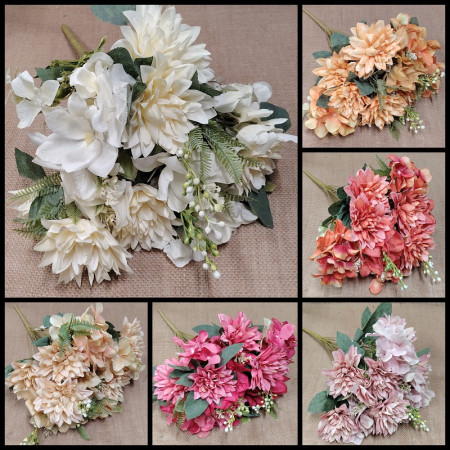 Kytica Dália, Hortenzia Mix 6 / 4808