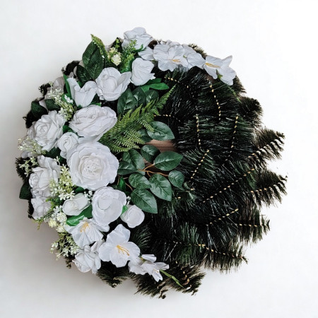 10005. Veniec Borovica 35 prázdna zdobená