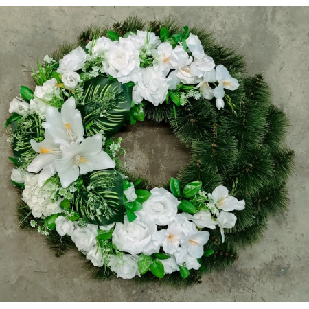 10007.  Veniec Borovica 50 prázdna zdobená