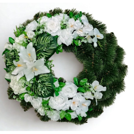 10007.  Veniec Borovica 50 prázdna zdobená