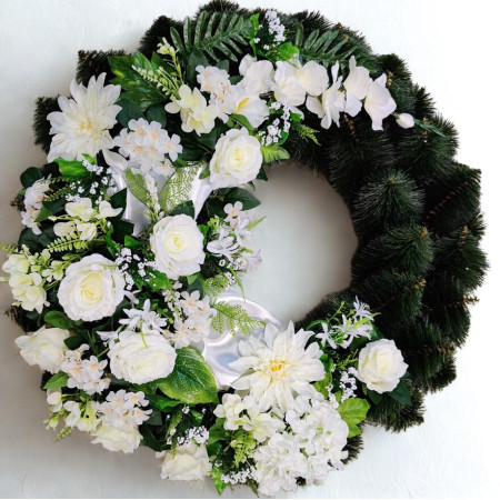 10008.  Veniec Borovica 60 prázdna zdobená