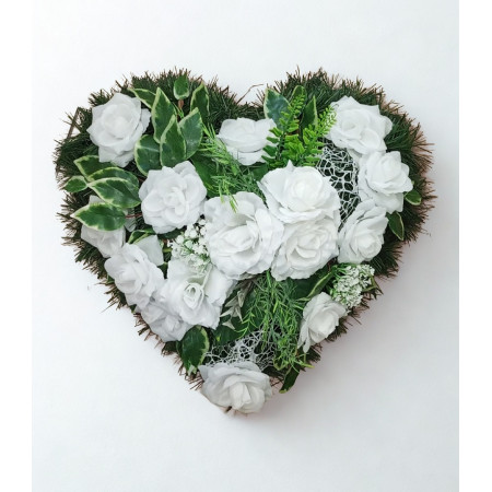 10092. Srdce malé drôt zdobené