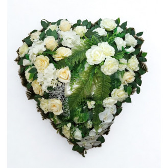 10097. Srdce borovica veľké drôt zdobené