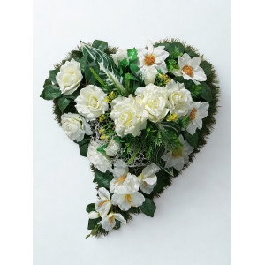 10102. Srdce krivé malé zdobené