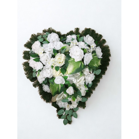 10105. Srdce veľké s krajom zdobené