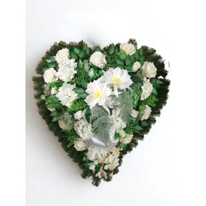 10105. Srdce veľké s krajom zdobené