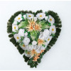 10105. Srdce veľké s krajom zdobené