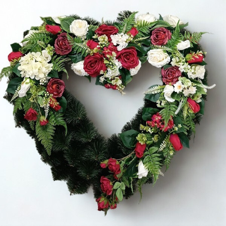 10186. Sdce veľké Borovica slam. základ zdobené