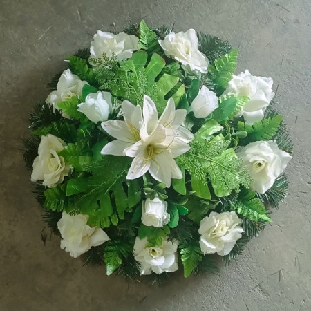 10041. Veniec 30 plast základ zdobený