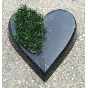 308. Srdce plast na ležato veľké zaťažené