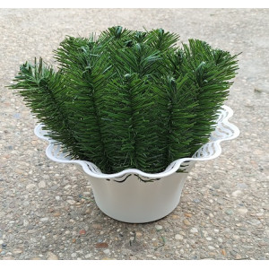 318. Košík biely zaťažený