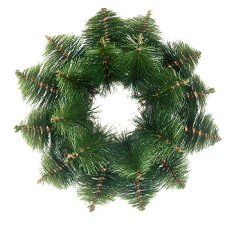 002. Veniec Borovica 20, slamenný základ D-47cm