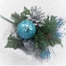 Vianočná dekorácia Blue/Silver / 1511