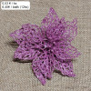 Vianočný kvet brokát Purple / 165704