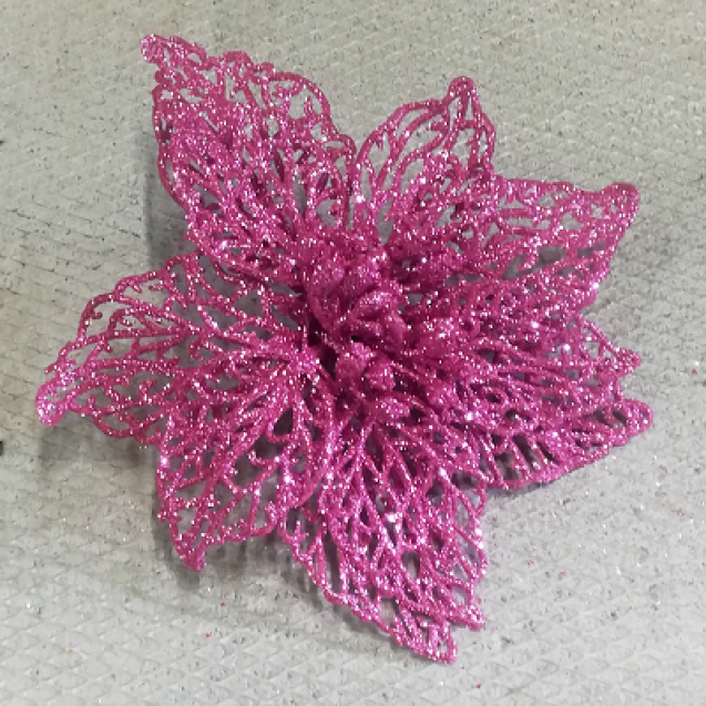 Vianočný kvet brokát Purple / 165704