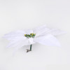 Vianočný kvet White na štipci / 174301