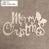 Vianočná drev. dekorácia Nápis / 3201