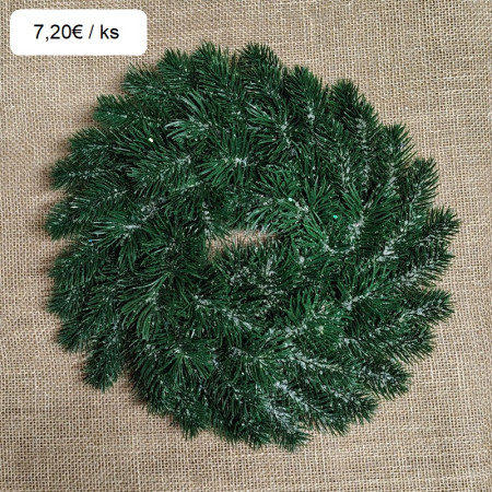 Veniec smrekový plast. Námraza / 966418